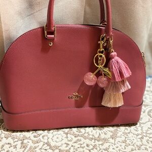 Coach Coral Leather Satchel
